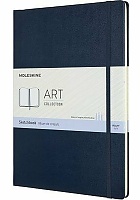 Szkicownik Moleskine Art Sketchbook A4 (21x30 cm) Niebieski / Szafirowy Twarda oprawa (Moleskine Art Sketchbook A4 Sapphire Blue Hard Cover) - 8058647626727