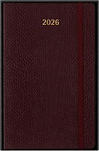 Kalendarz Moleskine 2026 12M rozmiar L (duży 13x21 cm) Tygodniowy sztuczna Skóra Węża Bordeaux Miękka Wegańska Oprawa w Pudełku (Moleskine 2026 Precious and Ethical Weekly Diary/Planner Box 12M Bordeaux Soft Cover) - 8056999276638