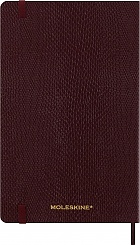 Kalendarz Moleskine 2026 12M rozmiar L (duży 13x21 cm) Tygodniowy sztuczna Skóra Węża Bordeaux Miękka Wegańska Oprawa w Pudełku (Moleskine 2026 Precious and Ethical Weekly Diary/Planner Box 12M Bordeaux Soft Cover) - 8056999276638