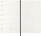 Kalendarz Moleskine 2026 12M rozmiar L (duży 13x21 cm) Tygodniowy sztuczna Skóra Węża Czarny Miękka Wegańska Oprawa w Pudełku (Moleskine 2026 Precious and Ethical Weekly Diary/Planner Box 12M Boa Black Soft Cover) - 8056999276287