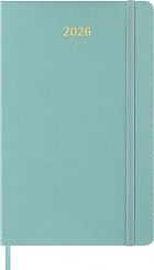 Kalendarz Moleskine 2026 12M rozmiar L (duży 13x21 cm) Tygodniowy sztuczna Skóra Węża Jasnozielona Miękka Wegańska Oprawa w Pudełku (Moleskine 2026 Precious and Ethical Weekly Diary/Planner Box 12M Sage Green Soft Cover) - 8056999276621