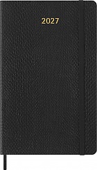 Kalendarz Moleskine 2027 12M rozmiar L (duży 13x21 cm) Tygodniowy sztuczna Skóra Węża Czarny Miękka Wegańska Oprawa w Pudełku (Moleskine 2027 Precious and Ethical Weekly Diary/Planner Box 12M Boa Black Soft Cover) - 8056999274825