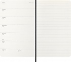 Kalendarz Moleskine 2027 12M rozmiar L (duży 13x21 cm) Tygodniowy sztuczna Skóra Węża Czarny Miękka Wegańska Oprawa w Pudełku (Moleskine 2027 Precious and Ethical Weekly Diary/Planner Box 12M Boa Black Soft Cover) - 8056999274825