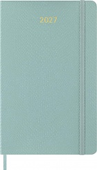 Kalendarz Moleskine 2027 12M rozmiar L (duży 13x21 cm) Tygodniowy sztuczna Skóra Węża Jasnozielona Miękka Wegańska Oprawa w Pudełku (Moleskine 2027 Precious and Ethical Weekly Diary/Planner Box 12M Sage Green Soft Cover) - 8056999274832