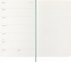 Kalendarz Moleskine 2027 12M rozmiar L (duży 13x21 cm) Tygodniowy sztuczna Skóra Węża Jasnozielona Miękka Wegańska Oprawa w Pudełku (Moleskine 2027 Precious and Ethical Weekly Diary/Planner Box 12M Sage Green Soft Cover) - 8056999274832