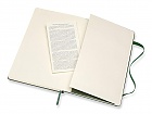 Notatnik Moleskine L duży (13x21cm) Czysty Zielony Mirt Twarda oprawa (Moleskine Plain Notebook Large Hard Myrtle Green) - 8058647629070