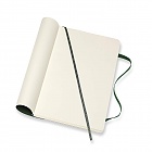 Notatnik Moleskine L duży (13x21cm) Czysty Zielony Mirt Miękka oprawa (Moleskine Plain Notebook Large Soft Myrtle Green) - 8053853600028