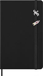 Moleskine 2 Przypinki NASA Kosmonauta i Rakieta (Moleskine Set of 2 NASA Pins Astroman and Rocketship) – 8056999277550