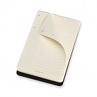 Notes Moleskine PRO Pad Reporterski Otwierany do góry kieszonkowy P (9x14 cm) Czarny Miękka oprawa (Moleskine PRO Pad Black Pocket Soft Cover) - 8058647620909