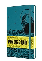 Notatnik Moleskine Pinokio Rekin (duży 13x21) w Linie Zielony Twarda oprawa (Moleskine Pinocchio The Dogfish Limited Edition Notebook Ruled Large Hard Cover) - 8056420853650