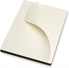 Notes Moleskine PRO Pad Reporterski Otwierany do góry Listowy (21,6 x 27,9 cm) w Linie Czarny Miękka oprawa (Moleskine PRO Pad Letter Ruled Black Soft Cover) - 8051272891577