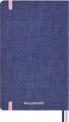 Notatnik Moleskine Sakura L duży (13x21 cm) Czysty Niebieski Płócienna Twarda oprawa (Moleskine Sakura Limited Edition Notebook Plain Large Blue Fabric Hard Cover) - 8056999276188