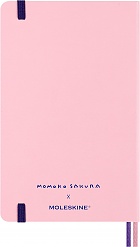 Notatnik Moleskine Sakura Momoko Maruko L duży (13x21 cm) w Linię Holograficzna Różowa Twarda oprawa (Moleskine Sakura Momoko Limited Edition Notebook Ruled Large Lenticular Pink Hard Cover) - 8056999271633