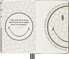 Planer Moleskine Smiley® duży (13x21 cm) Czarny Twarda oprawa z Tkaniny wersja w Pudełku (Moleskine The Smiley® Collection Positivity in Motion BOX Large Planer Hard Cover) - 8056598855074