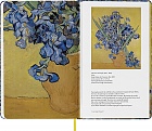 Moleskine Van Gogh duży (13x21 cm) w Linie Twarda Niebieska Oprawa z grafiką Vincenta Van Gogha (Moleskine Van Gogh Museum Blue Ruled Large Hard Cover) - 8056598858242