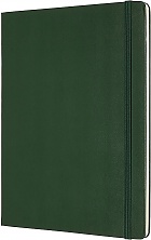 Notatnik Moleskine XL ekstra duży (19x25 cm) Czysty Zielony Mirt Twarda oprawa (Moleskine Plain Notebook Extra Large Hard Myrtle Green) - 8058647629117