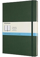 Notatnik Moleskine XL ekstra duży (19x25 cm) w Kropki Zielony Mirt Twarda oprawa (Moleskine Dotted Notebook Extra Large Hard Myrtle Green) - 8058647629131