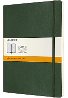 Notatnik Moleskine XL ekstra duży (19x25 cm) w Linie Zielony Mirt Twarda oprawa (Moleskine Ruled Notebook Extra Large Hard Myrtle Green) - 8058647629100