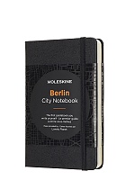 Moleskine Notatnik Przewodnik po mieście Berlin P kieszonkowy (9x14 cm) Czarny Twarda Oprawa (City Notebook Berlin Pocket Black Hard Cover) - 8058341717394