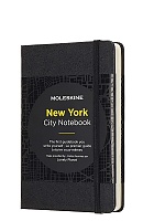 Moleskine Notatnik Przewodnik po mieście Nowy Jork P kieszonkowy (9x14 cm) Czarny Twarda Oprawa (City Notebook New York Pocket Black Hard Cover) - 8058341717363