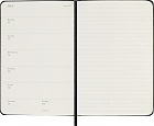 Kalendarz Moleskine 2026-2027 18-miesięczny rozmiar P (kieszonkowy 9x14 cm) Tygodniowy Czarny Twarda oprawa (Moleskine Weekly Notebook Planner 2026/27 Pocket Hard Black Cover) - 8056999279851