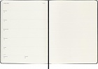 Kalendarz Moleskine 2026-2027 18-miesięczny rozmiar XL (duży 19x25 cm) Tygodniowy Czarny Twarda oprawa (Moleskine Weekly Notebook Diary/Planner 2026/27 Extra Large Hard Black Cover) - 8056999279905