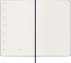 Kalendarz Moleskine 2026-2027 18-miesięczny rozmiar L (duży 13x21 cm) Tygodniowy Niebieski Ciemny/ Szafirowy Twarda oprawa (Moleskine Weekly Notebook Planner 2026/27 Large Hard Sapphire Blue Cover) - 8056999279783