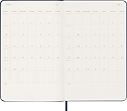 Kalendarz Moleskine 2026-2027 18-miesięczny rozmiar L (duży 13x21 cm) Tygodniowy Niebieski Ciemny/ Szafirowy Twarda oprawa (Moleskine Weekly Notebook Planner 2026/27 Large Hard Sapphire Blue Cover) - 8056999279783