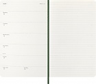 Kalendarz Moleskine 2026-2027 18-miesięczny rozmiar L (duży 13x21 cm) Tygodniowy Zielony Mirt Miękka oprawa (Moleskine Classic 18 Month 2026/27 Weekly Planner Soft Cover Large Myrtle Green) - 8056999279844