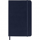 Kalendarz Moleskine 2027 12M rozmiar P (kieszonkowy 9x14 cm) Dzienny Niebieski/Szafirowy Twarda oprawa (Moleskine Daily Notebook Diary/Planner 2027 Pocket Sapphire Blue Hard Cover) - 8056999279417