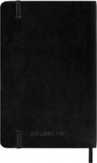 Kalendarz Moleskine 2024-2025 18-miesięczny rozmiar P (kieszonkowy 9x14 cm) Tygodniowy Czarny Miękka oprawa (Moleskine Weekly Notebook Planner 2024/25 P Pocket Black Soft Cover) - 8056999270650