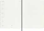 Kalendarz Moleskine 2025-2026 18-miesięczny rozmiar XL (bardzo duży 19x25 cm) Tygodniowy Czarny Miękka oprawa (Moleskine Weekly Notebook Diary/Planner 2025/26 Extra Large Soft Black Cover) - 8056999275495