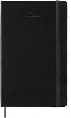 Kalendarz Inteligentny 2025 12M Moleskine Smart do Pióra Smart Pen rozmiar L (duży 13x21 cm) Tygodniowy Czarny Twarda oprawa (Moleskine Smart Planner 2025 Weekly 12-Month Large Black Hard Cover) - 8056999271275