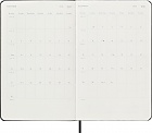 Kalendarz Inteligentny 2026 12M Moleskine Smart do Pióra Smart Pen rozmiar L (duży 13x21 cm) Tygodniowy Czarny Twarda oprawa (Moleskine Smart Planner 2026 Weekly 12-Month Large Black Hard Cover) - 8056999275860