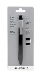 Ołówek automatyczny Moleskine 0.7 milimetra Czarny HB (Moleskine Click Pencil hB Black Medium Point 0.7 MM) - 9788866132967