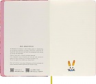 Moleskine Rok Królika duży (13x21 cm) w Linie Twarda Różowa Oprawa zaprojektowana przez Angel Chen (Moleskine Year of Rabbit by Angel Chen Ruled Large Hard Cover) - 8056598855500