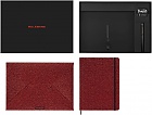 Moleskine Shine Czerwony Zestaw Kolekcjonerski Pióro wieczne, Kalendarz bez Dat i Koperta w prezentowym pudełku (Shine Collector\'s Box Undated Weekly Planner, Envelope, Kaweco Fountain Pen, Red) - 8056598858938