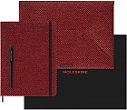 Moleskine Shine Czerwony Zestaw Kolekcjonerski Pióro wieczne, Kalendarz bez Dat i Koperta w prezentowym pudełku (Shine Collector\'s Box Undated Weekly Planner, Envelope, Kaweco Fountain Pen, Red) - 8056598858938