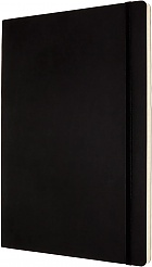 Notatnik Moleskine A4 (21x29,7 cm) w Linie Czarny Miękka oprawa (Moleskine Ruled Notebook A4 Soft Black) - 8053853602855