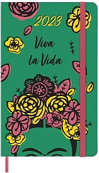 Kalendarz Moleskine 2023 12M Frida Kahlo rozmiar L (duży 13x21 cm) Dzienny Zielony Twarda oprawa (Moleskine Limited Edition Frida Kahlo Daily Notebook/Planner 2023 Green Large Hard Cover) - 8056598853001