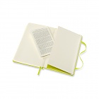 Notatnik Moleskine P kieszonkowy (9x14 cm) Czysty Limonka Twarda oprawa (Moleskine Plain Notebook Pocket Hard Lemon Green) - 8056420850864