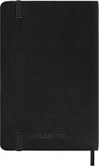 Kalendarz Moleskine 2025-2026 18-miesięczny rozmiar P (kieszonkowy 9x14 cm) Tygodniowy Czarny Miękka oprawa (Moleskine Weekly Notebook Planner 2025/26 P Pocket Black Soft Cover) - 8056999275471