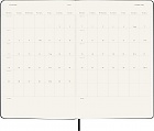 Kalendarz Moleskine 2026-2027 18-miesięczny rozmiar L (duży 13x21 cm) Tygodniowy Czarny Miękka oprawa (Moleskine Weekly Notebook Diary/Planner 2026/27 Large Soft Black Cover) - 8056999279820