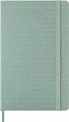 Kalendarz Moleskine 2026-2027 18-miesięczny rozmiar L (duży 13x21 cm) Tygodniowy Szałwiowa Zieleń Twarda oprawa (Moleskine Weekly Notebook Diary/Planner 2026-2027 Large Sage Green Hard Cover) - 8056999279141