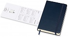Kalendarz Moleskine 2022 12M rozmiar P (kieszonkowy 9x14 cm) Dzienny Niebieski/Szafirowy Twarda oprawa (Moleskine Daily Notebook Diary/Planner 2022 Pocket Sapphire Blue Hard Cover) - 8056420855647