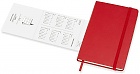 Kalendarz Moleskine 2022 12M rozmiar P (kieszonkowy 9x14 cm) Tygodniowy Czerwony/Szkarłatny Twarda oprawa (Moleskine Weekly Notebook Diary/Planner 2022 Pocket Scarlet Red Hard Cover) - 8056420855760