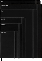 Kalendarz Moleskine 2024 12M rozmiar L (duży 13x21 cm) Dzienny Czarny Twarda oprawa (Moleskine Daily Notebook Diary/Planner 2024 Large Black Hard Cover) - 8056598856484