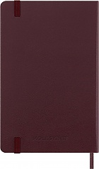 Kalendarz Moleskine 2024 12M rozmiar P (kieszonkowy 9x14 cm) Tygodniowy Czerwony Burgund Twarda oprawa (Moleskine Weekly Notebook Diary/Planner 2024 Pocket Burgundy Red Hard Cover) - 8056598857115