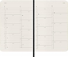 Kalendarz Moleskine 2024 12M rozmiar P (kieszonkowy 9x14 cm) Miesięczny Czarny Miękka oprawa (Moleskine Monthly Diary/Planner 2024 Pocket Black Soft Cover) - 8056598856859