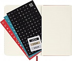 Kalendarz Moleskine 2024 12M rozmiar P (kieszonkowy 9x14 cm) Tygodniowy Czerwony/Szkarłatny Miękka oprawa (Moleskine Weekly Notebook Diary/Planner 2024 Pocket Scarlet Red  Soft Cover) - 8056598856743